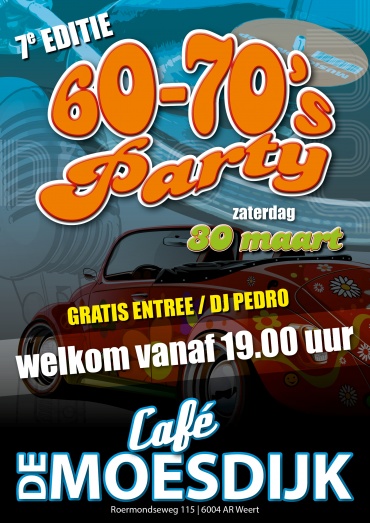  7e editie 60-70's Party - DJ Pedro